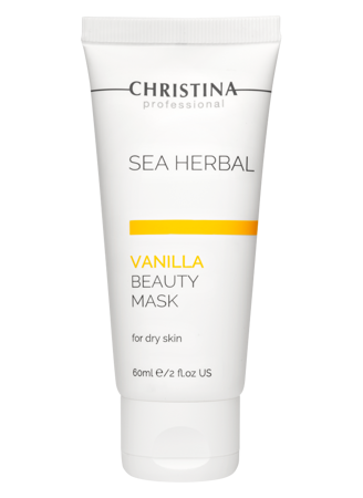 SEA HERBAL BEAUTY MASK VANILLA FOR DRY SKIN Маска красоты на основе морских трав для сухой кожи «Ваниль», 60 мл